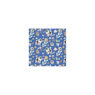 Keeshound Flower Square Towel 13“x13” - TeeAmazing