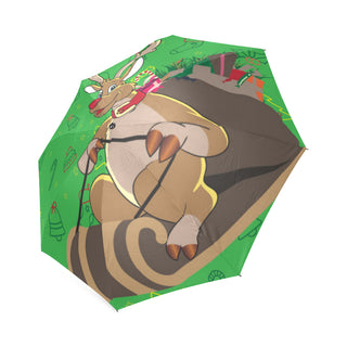 Reindeer Christmas Foldable Umbrella - TeeAmazing