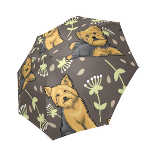 Cairn terrier Flower Foldable Umbrella - TeeAmazing