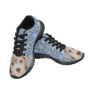 Schnoodle Dog Black Sneakers for Men - TeeAmazing