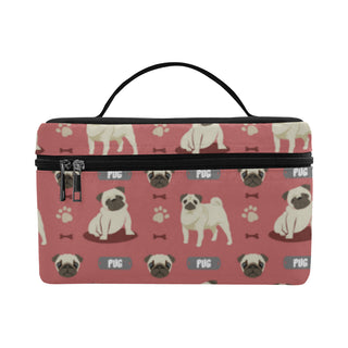 Pug Pattern Cosmetic Bag/Large - TeeAmazing