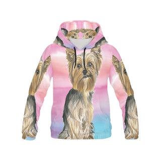 Yorkshire Terrier Water Colour No.2 All Over Print Hoodie for Men - TeeAmazing