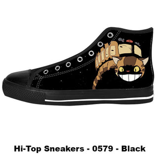 Catbus Shoes & Sneakers - Custom Totoro Canvas Shoes - TeeAmazing