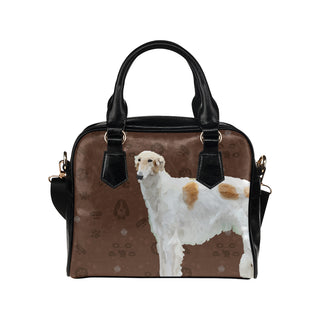 Borzoi Dog Shoulder Handbag - TeeAmazing