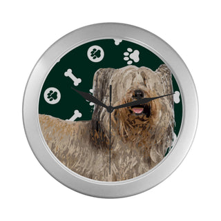 Skye Terrier Silver Color Wall Clock - TeeAmazing