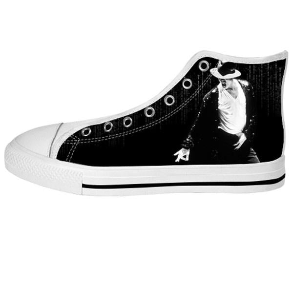 Michael Jackson Luminous High Top Canvas Shoes Unisex Lighted