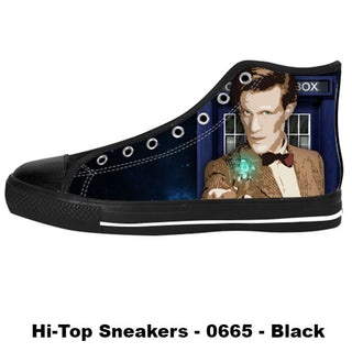 11th Doctor Shoes & Sneakers - Custom Doctor Who Canvas Shoes - TeeAmazing