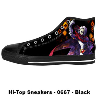 Ghirahim Demon Lord Shoes & Sneakers - Custom Zelda Canvas Shoes - TeeAmazing