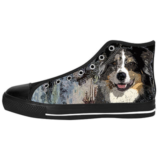 Australian Shepherd Shoes & Sneakers - Custom Australian Shepherd Canvas Shoes - TeeAmazing