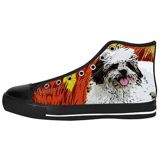 Lhasa Apso Shoes & Sneakers - Custom Lhasa Apso Canvas Shoes - TeeAmazing
