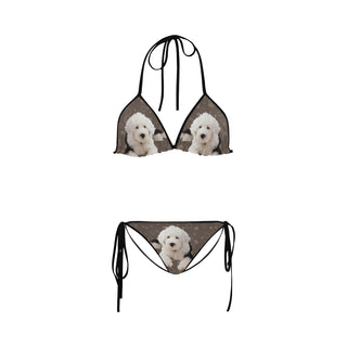 Old English Sheepdog Dog Custom Bikini Swimsuit - TeeAmazing