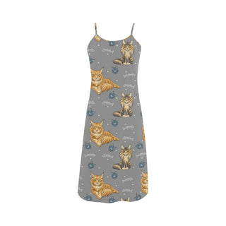 Maine Coon Alcestis Slip Dress - TeeAmazing
