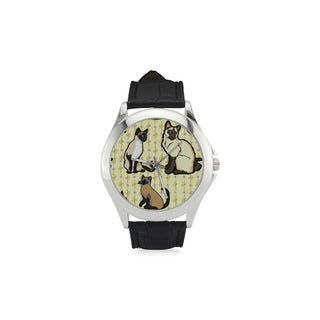 Siamese Women's Classic Leather Strap Watch - TeeAmazing