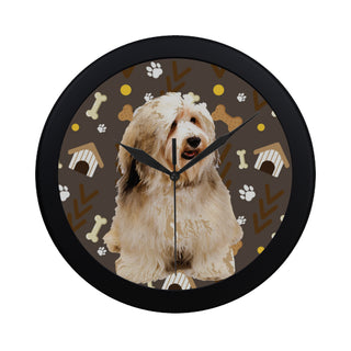 Havanese Dog Black Circular Plastic Wall clock - TeeAmazing
