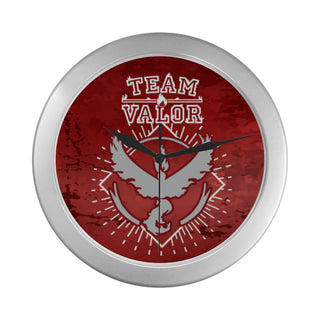 Team Valor Silver Color Wall Clock - TeeAmazing