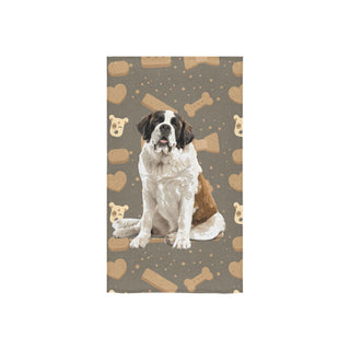 St. Bernard Dog Custom Towel 16"x28" - TeeAmazing