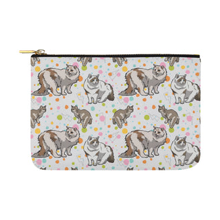 Ragamuffin Cat Carry-All Pouch 12.5x8.5 - TeeAmazing