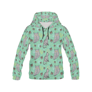 Domestic Shorthair All Over Print Hoodie for Women - TeeAmazing
