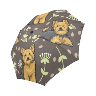 Cairn terrier Flower Auto-Foldable Umbrella - TeeAmazing