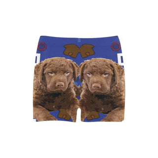 Chesapeake Bay Retriever Dog Briseis Skinny Shorts (Model L04) - TeeAmazing