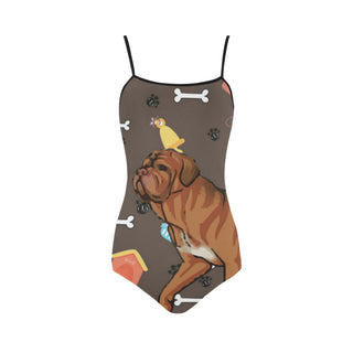 Dogues De Bordeaux Dog Strap Swimsuit - TeeAmazing