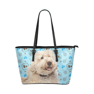labradoodle Leather Tote Bag/Small - TeeAmazing
