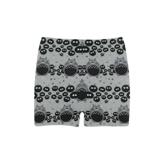 Totoro Pattern Briseis Skinny Shorts - TeeAmazing