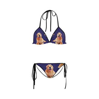 Golden Retriever Lover Custom Bikini Swimsuit - TeeAmazing