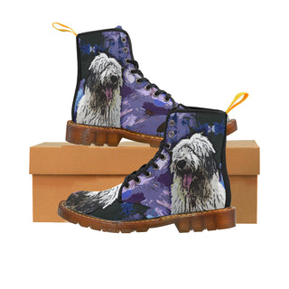 Old English Sheepdog Black Boots For Women - TeeAmazing