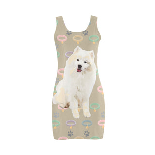 American Eskimo Dog Medea Vest Dress - TeeAmazing