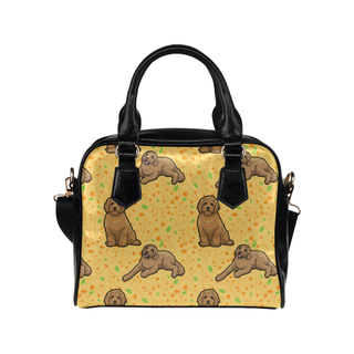 Australian Goldendoodle Flower Shoulder Handbag - TeeAmazing