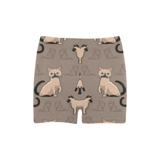 Tonkinese Cat Briseis Skinny Shorts (Model L04) - TeeAmazing