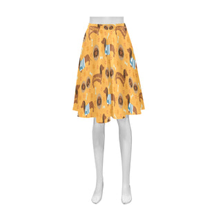 Dachshund Pattern Athena Women's Short Skirt - TeeAmazing