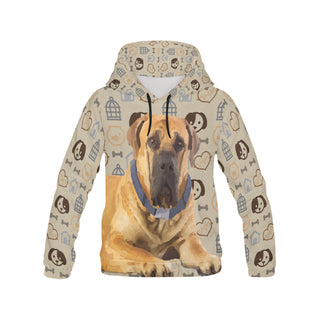 English Mastiff Dog All Over Print Hoodie for Women - TeeAmazing