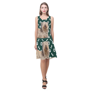 Skye Terrier Sleeveless Splicing Shift Dress - TeeAmazing