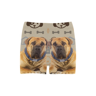 English Mastiff Dog Briseis Skinny Shorts (Model L04) - TeeAmazing