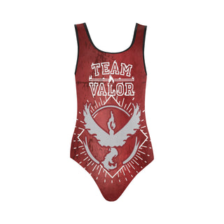 Team Valor Vest One Piece Swimsuit - TeeAmazing