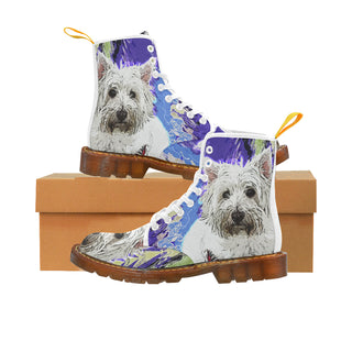 West Highland White Terrier White Boots For Women - TeeAmazing