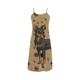 Miniature Pinscher Dog Alcestis Slip Dress - TeeAmazing