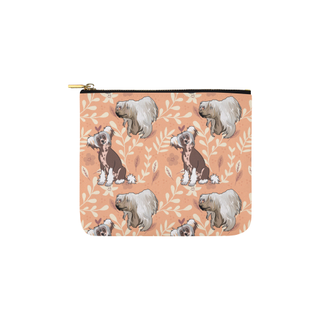 Chinese Crested Flower Carry-All Pouch 6''x5'' - TeeAmazing