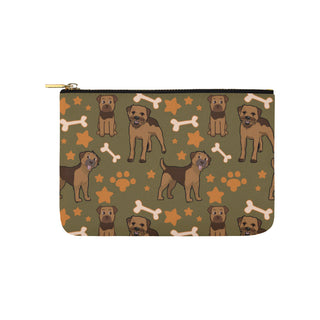 Border Terrier Pattern Carry-All Pouch 9.5x6 - TeeAmazing