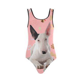 Bull Terrier Dog Vest One Piece Swimsuit - TeeAmazing
