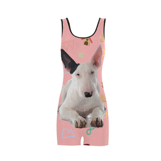 Bull Terrier Dog Classic One Piece Swimwear - TeeAmazing