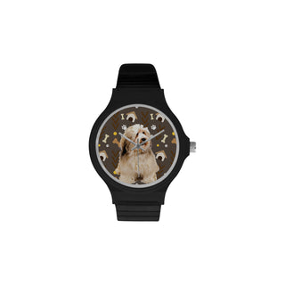 Havanese Dog Unisex Round Plastic Watch - TeeAmazing