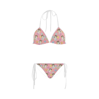 Cavalier King Charles Spaniel Water Colour Pattern No.1 Custom Bikini Swimsuit - TeeAmazing