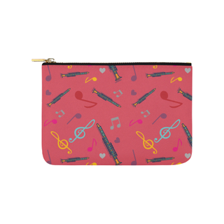 Clarinet Pattern Carry-All Pouch 9.5''x6'' - TeeAmazing