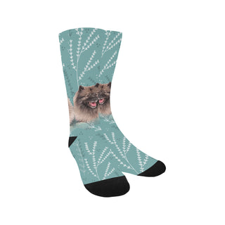 Keeshond Lover Trouser Socks - TeeAmazing