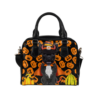French Bulldog Halloweeen Shoulder Handbag - TeeAmazing