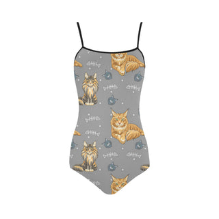 Maine Coon Strap Swimsuit - TeeAmazing