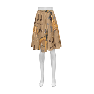 Belgian Malinois Flower Athena Women's Short Skirt - TeeAmazing